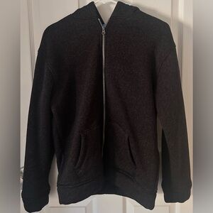 Old Navy boys  Charcoal Zip-Up Sweater